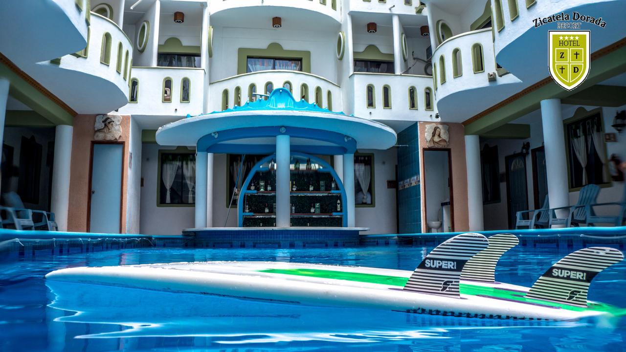 פוארטו אסקונדידו Hotel Zicatela Dorada מראה חיצוני תמונה